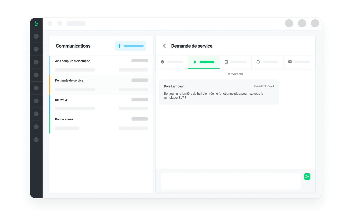 Consultez un appel de service