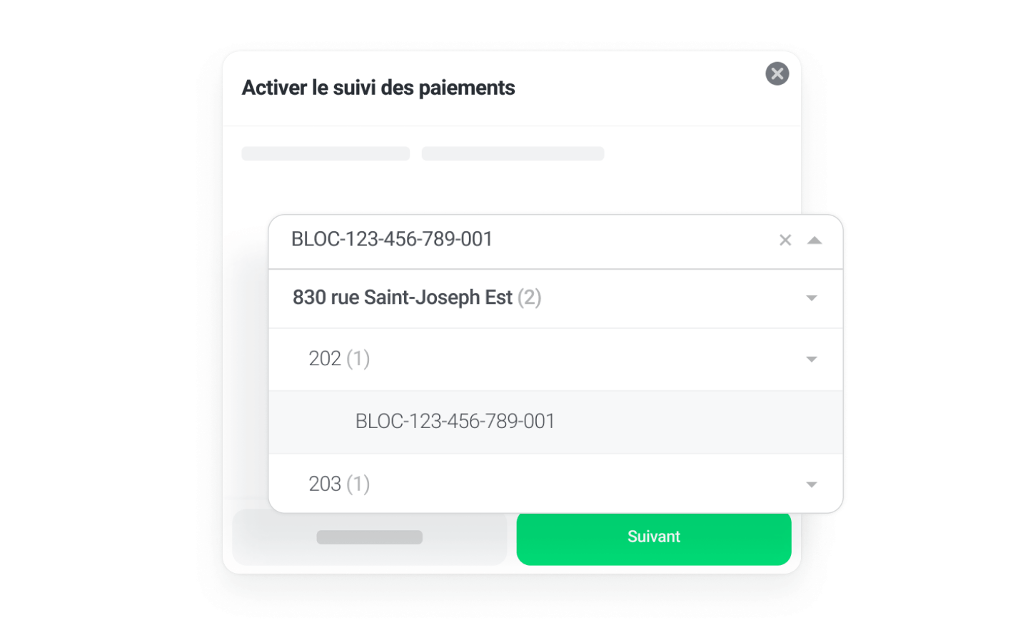 Activez le suivi de paiements